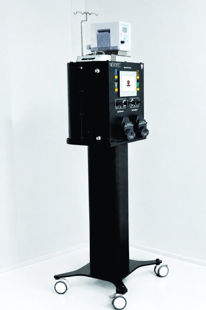 NOVOPEC HIPEC and HITHOC device on a mobile cart